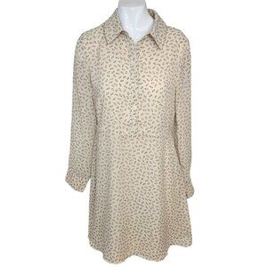 Frank & Oak Womens Abstract Print Mini Dress Size  Small